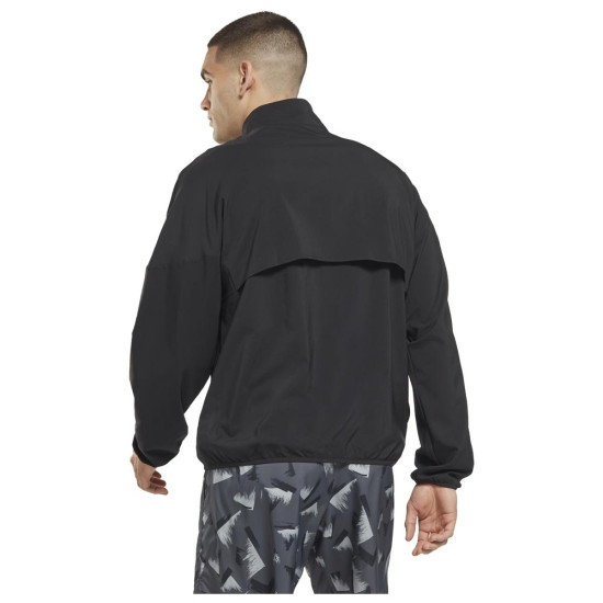 Reebok Ανδρικό αντιανεμικό μπουφάν Running Woven Wind Jacket Reebok Ανδρικό αντιανεμικό μπουφάν Running Woven Wind Jacket